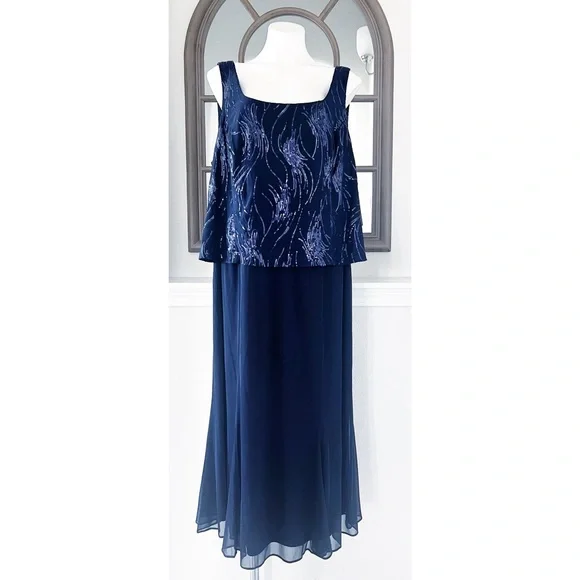 Alex Evenings | Dresses | Alex Evenings Navy Chiffon Dress Wsequin Embellished Overlay Size 2w New Wtag | Poshmark Alex Evenings | Dresses | Alex Evenings Navy Chiffon Dress Wsequin Embellished Overlay Size 2w New Wtag | Poshmark